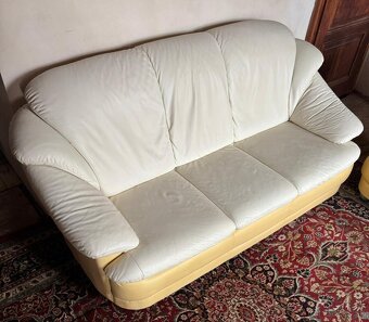 Kožená sedací souprava 3+2+1,5840 - 4