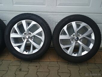 Orig. sada Audi, VW, Škoda, Seat 5x112 R17 + pneu 215/55 R17 - 4