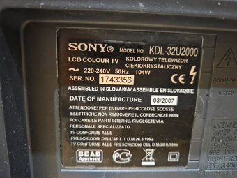 Sony Bravia KDL-32U2000, LCD televizor - 4