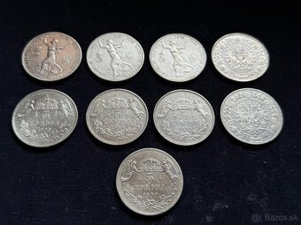 Mince RU 5 koruna strieborné - 4