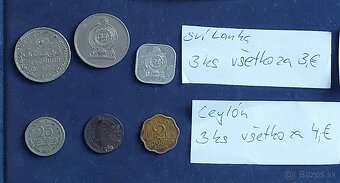 NOVINKA Zbierka svetových mincí - rôzne - 4