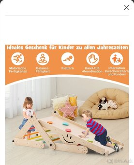 Montessori piklerov trojuholnik preliezka šmýkačka - 4