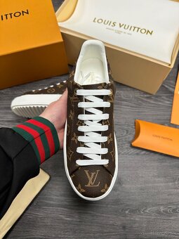 Louis Vuitton tenisky zenske hnede full box - 4
