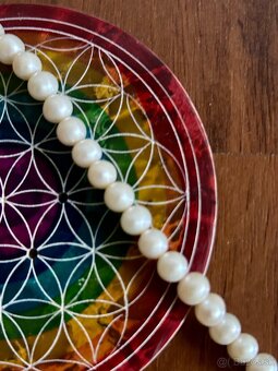 PERLOVÝ NÁHRDELNÍK dĺžka 45 cm, Ag - 4