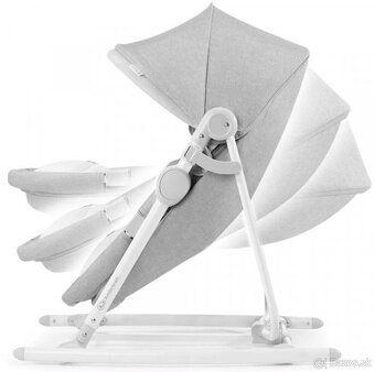 KINDERKRAFT Detské Lehátko 5v1 Nola Stone Grey - 4