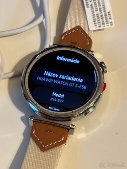 Huawei watch GT 5 41mm, Leather&Silver - 4