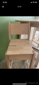 Barový stôl + stoličky IKEA - 4