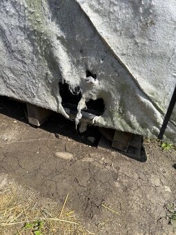 Vaskovaci box, plastové palety, drenáž - 4
