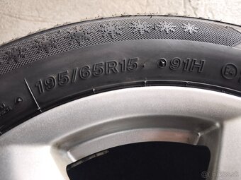 Alu disky 5x114,3 r15 na Mazda, Kia, Hyundai pneu 195/65 r15 - 4