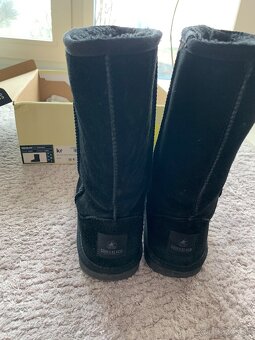 čierne zateplené čižmy značky SOUTH&Co. - 4