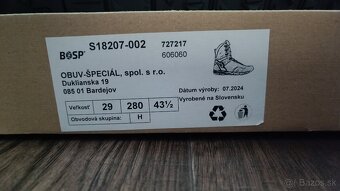 Bosp Taras high vysoké 43,5 vložka 29cm - 4