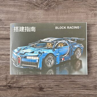 BUJIATI 1:14 – model športového auta zo stavebnice - 4