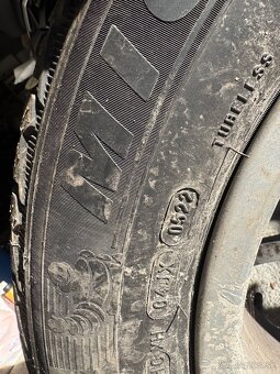 Audi R17 originál ALU disky + zimné pneu Michelin - 4