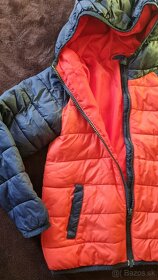 Zimná bunda, zateplené nohavice, rukavice 110 - 4