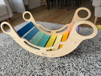 Drevená montessori hojdačka Elis design - 4