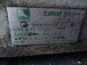 Kotoučová pila na kov Pegas Imet sirio 350 - 4