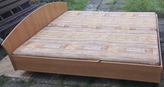 Manželska postel' s úložným priestorom, ŠхHхV 202х180х75 cm - 4