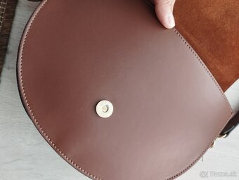 Kožená crossbody kabelka Zn. Lubive - 4