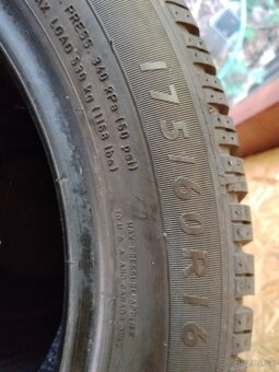 Zimne 175/60/R16 DUNLOP Wintersport 3D, Run Flat, 4ks. - 4