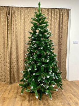 Vianočný stromček so šiškami a stojanom, NOVÝ - 4