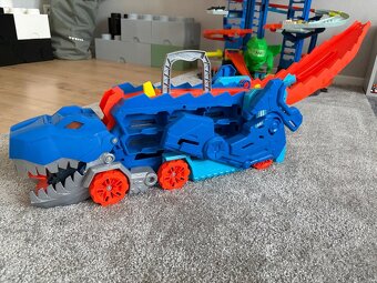 veľká hot wheels t-rex dráha - 4