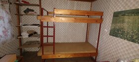 Dvojposchodovú kovovú posteľ- dvojpodlažná posteľ - 4