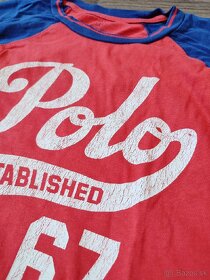 Tričko červené Polo Ralph Lauren - 4