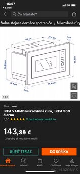 Vstavaná mikrovlnka Ikea - 4