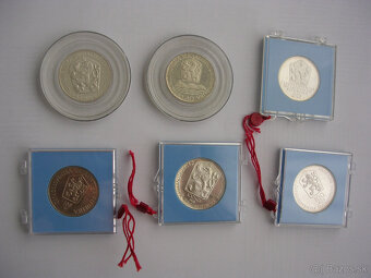 Pamätné strieborné mince ČSSR Proof 1966 - 1988 - 4