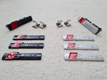 Sline napisy AUDI S line plaketky - 4