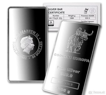 Investičné striebro 1 Oz,mince wiener philharmoniker - 4