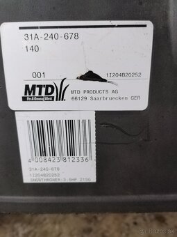 Snežná fréza MTD - 4