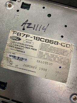 FORD autorádio mds + CD - 4