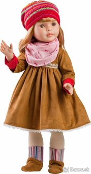 Kĺbová realistická bábika v obojstrannom kabáte - 4