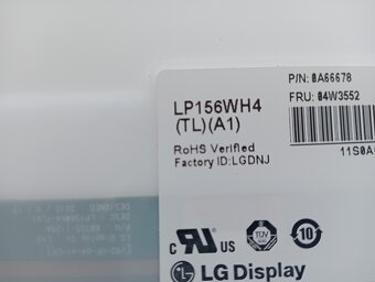 predám 15,6" displej z notebooku , 40pin ,LP156WH4 , lesklý - 4