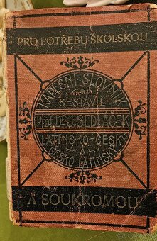 Slovník latinsko český r.1928,Česko latinsky - 4