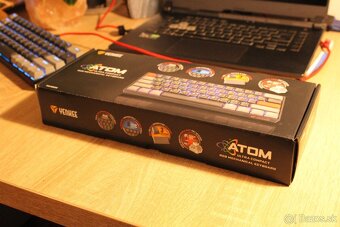 Predám mechanickú klávesnicu Yenkee ATOM - 4