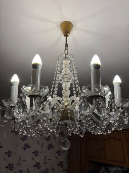 predám krišťáľový  luster - 4
