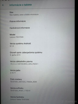 Predám tablet Lenovo Tab 4 8 PLUS 64GB - 4
