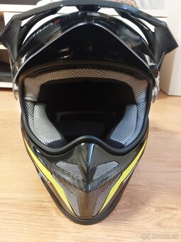 Prilba Enduro Carbon + Sena 3S Plus - 4