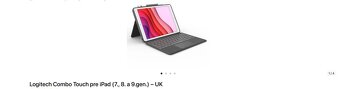 Logitech Combo Touch pre iPad (7., 8. a 9.gen.) – UK - 4