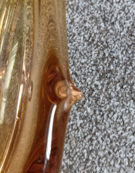 Váza Taraba 20 cm, hutní sklo, sklárna Lednické Rovne - 4