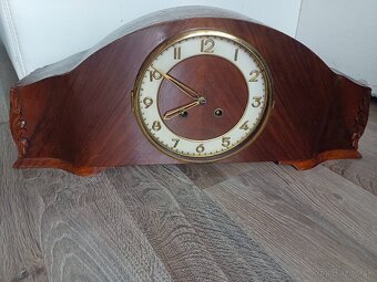 Krbové stolní hodiny starožitný Německo - 4