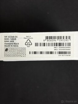 SAMSUNG Galaxy A53 5G Black 6GB/128GB - 4