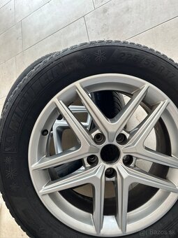 Audi elektróny 5x112 R17 + zimné pneu - 4