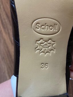 kožené sandále Scholl čierne - 36 - 4