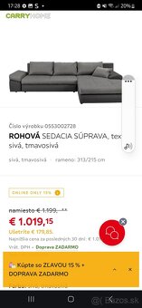 Dobrý deň predám Sedačku. - 4