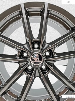 Nové Borbet Alu disky Skoda 7x17 ET40 5x112 R17 1214 - 4
