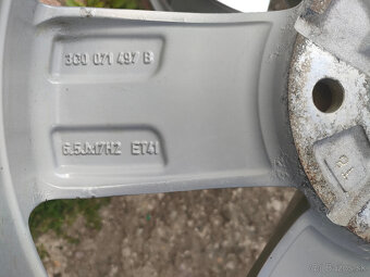 Originál alu disky VW Passat,Tiguan 6,5Jx17, 5x112 ET41 - 4