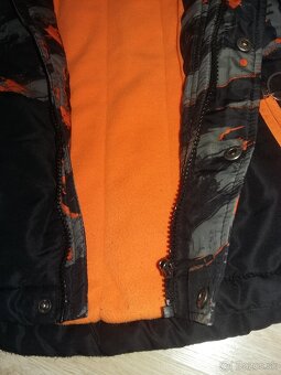 Super teplá zimná bunda veľ.110 s hrejivým flísom - 4